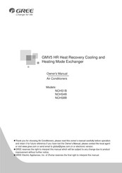 Gree NCHS1B Owner's Manual
