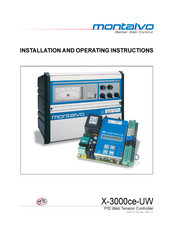 Montavlo X-3000ce-UW Installation And Operating Instructions Manual
