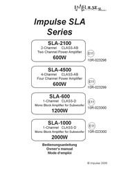 Impulse SLA-600 Owner's Manual