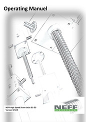 NEFF G3 Operating Manual