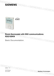 Siemens RDG100KN Basic Documentation
