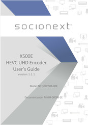 Socionext X500E User Manual