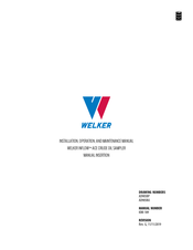 Welker AD905BU Installation, Operation And Maintenance Manual