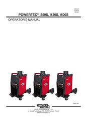 Lincoln Electric POWERTEC i350S Operator's Manual