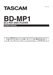 Tascam BD-MP1 Owner's Manual
