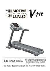 U.n.o. MOTIVE FITNESS V-fit Power-Plus PT143 Manuals | ManualsLib | Laufbänder