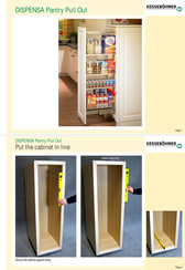 Kesseböhmer DISPENSA Pantry Pull Out Assembly Manual