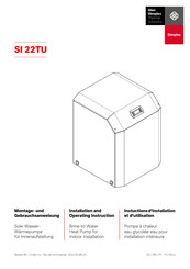 Dimplex SI 22TU Installation And Operating Instruction