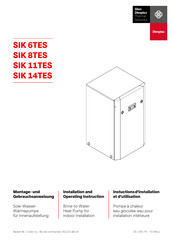 Dimplex SIK 14 TES Installation And Operating Instruction