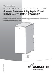 Worcester Greenstar Danesmoor Utility Regular ErP+ 12/18 User Instructions
