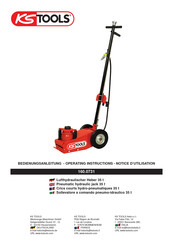KS Tools 160.0731 Operating Instructions Manual