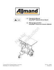 Allmand ECLIPSE AB2400 Operator's Manual