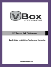 Vbox Communications XLV Ex-4144 Quick Manual