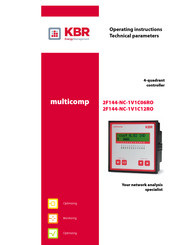KBR Multicomp 2F144-NC-1V1C12RO Operating Instructions, Technical Parameters