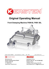 Kersten FKM 60 Operating Manual