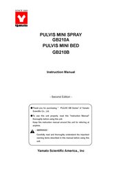 Yamato PULVIS MINI BED GB210B Instruction Manual