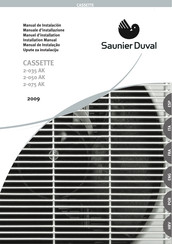 Saunier Duval 2-075 AK Installation Manual