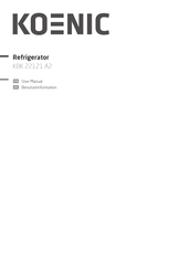 Koenig KBK 22121 A2 User Manual