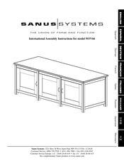 Sanus Systems WFV66 Assembly Instructions Manual