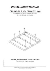 Screenint CT-XL 946 Installation Manual
