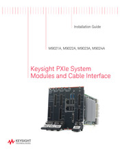 Keysight M9024A Installation Manual