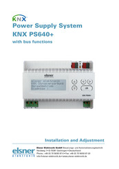 elsner elektronik KNX PS640+ Installation And Adjustment