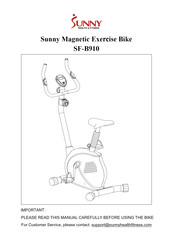 Sunny Health & Fitness SF-B910 Manual