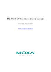 Moxa Technologies MC-7130-MP User Manual