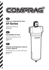 Comprag AF-Series Operation Manual