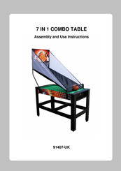 solex 7 IN 1 COMBO TABLE Assembly And Use Instructions