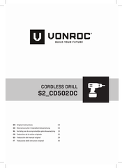 VONROC S2_CD502DC Original Instructions Manual