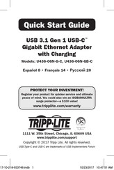 Tripp Lite U436-06N-G-C Quick Start Manual