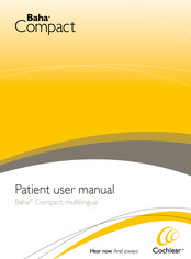 Cochlear Baha Compact Patient User Manual