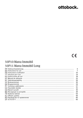 Otto Bock Manu Immobil Long Instructions For Use Manual