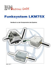 LKM LKM75X Manual Relating To The System Components