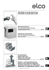 elco VECTRON G 03.240 DUO PLUS Operating Instructions Manual