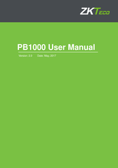 ZKTeco PB1030L User Manual