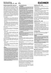 EUCHNER TP3 AS2 Series Operating Instructions Manual