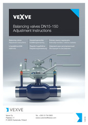 Vexve DN 32 Adjustment Instructions Manual