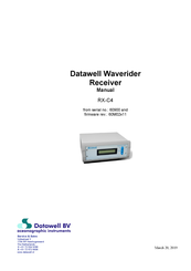 Datawell BV RX-C4 Manual