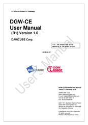 DAINCUBE DGW-CE User Manual