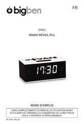 White BigBen RR60 Radio Alarm Clock