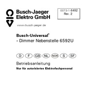 Busch 6591U-101 Manual