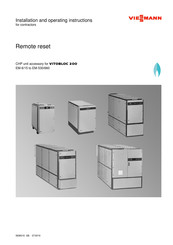 Viessmann 7727448 Installation And Operating Instructions Manual