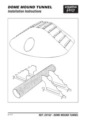 Creative Play DOME MOUND TUNNEL Installation Instructions Manual