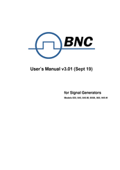 BNC 835 User Manual