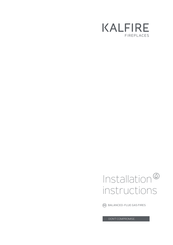 Kalfire G165/37C Installation Instructions Manual