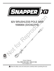 Snapper XD SXD82ZPS Owner's Manual