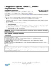 Johnson Controls LN-IO401-1 Installation Instructions Manual