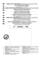 RS Components F 1 Use And Maintenance Handbook